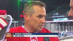Red Wings alumni Steve Yzerman, Nicklas Lidstrom, Brendan Shanahan play  again; talk with Brad Galli
