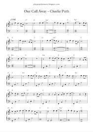 Download over 80 million free science papers, patents, theses and posters. Free Piano Sheet Music One Call Away Charlie Puth Pdf I M Only One Call Away I Ll Be There To Sav Piano Sheet Music Free Clarinet Sheet Music Piano Sheet