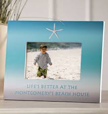 Nautical, coastal and beach : Personalized Beach Frame Personalized Unique Gifts Exposuresonline