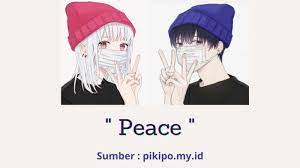 Pastinya di gunkan foto profil media sosial. Gambar Pp Wa Keren Anime Couple Masker Peace Pikipo