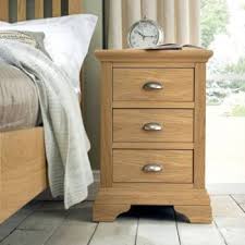 £169.99 finance from £4 p/m* minimum spend £500. Hampstead Oak Bedside 3 Drawer Cabinet