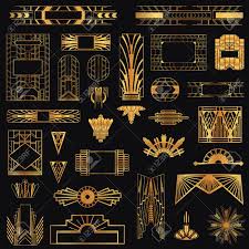 Stock Photo Art Deco Illustration Art Deco Pattern Design Art