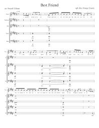 Includes album cover, release year, and user reviews. Best Friend Rex Orange County Satb A Capella Sheet Music For Vocals Soprano Tenor Alto More Instruments A Capella Musescore Com