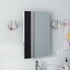 Choose from framed, frameless, lighted, single and recessed medicine cabinets make the most of your bathroom space with a recessed medicine cabinet. Orren Ellis Kinard 16 X 26 Recessed Medicine Cabinet Reviews Wayfair