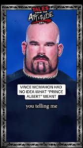No, actually, Vince McMahon did not know what “Prince Albert” actually  meant, until the head writer of the show explained it to him. from the new  series, Tales from the Attitude Era streaming now