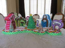 Whoville Gingerbread House Village Gingerbread House Parties Christmas Gingerbread House Gingerbread House Patterns