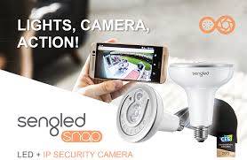 Sengled Snap Wifi Security Camera Light Bulb Smart Home Surveillance Lighting