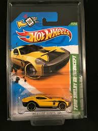 2012 Hot Wheels Treasure Hunt Ford Shelby Gr 1 Concept Yellow W Protecto Hot Wheels Treasure Hunt Hot Wheels Hot Wheels Cars