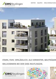 Die gwg reutlingen schließt mit diesem neubauprojekt zum einen die lücke der dort in den jahren. So Entstehen Tolle Websites Beispiel Gwg Reutlingen Wohnungswirtschaft Heute