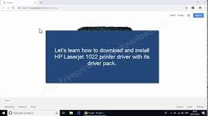 Hp laserjet 1022 printer driver for windows 8/8.1/vista/xp (32bit & 64bit) hp laserjet 1020 and 1022 printer series hostbased plug and play basic. How To Install Hp Laserjet 1022 Printer In Windows 7 Using Its Online Driver Pack Youtube