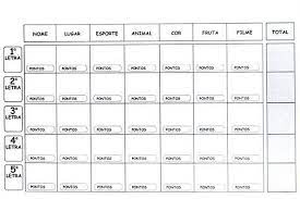 Não lembramos de nada no stop! Vamos Jogar Stop Jogos Para Imprimir Jogos De Sala De Aula Ideias Para A Sala De Aula
