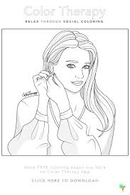 Color Therapy Gift Of The Day Free Coloring Template Cute Coloring Pages Coloring Book Art Color Therapy