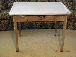 Reserved For Anabelbella Antique Porcelain Top Kitchen Table Top Kitchen Table Old Wood Table Kitchen Table