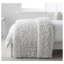 Ikea Ofelia Super Soft Crinkled Throw Blanket 51 X 67 White 601 315 93 New Ebay White Blanket Ikea Bedspreads Diy Bedroom Decor