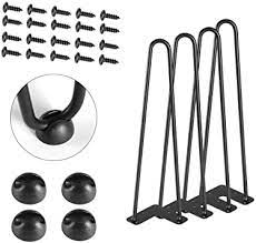 Made from solid and engineered wood with a dark chocolate finish, it has an authentic white marble top and antique brass metal handles. Te Deum 16 Satin Black Hairpin Coffee Table Legs Set Of 4 Metal Heavy Duty Sturdy Sharp Looking Modern Table Legs Amazon Com