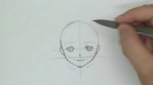 How to draw anime head face. How To Draw A Manga Face Front View Reupload Youtube