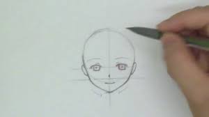 How to draw an anime nose from the front. How To Draw A Manga Face Front View Reupload Youtube