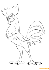 Many televisions aired this programs. Hei Hei From Moana Coloring Pages Cartoons Coloring Pages Coloring Pages For Kids And Adults