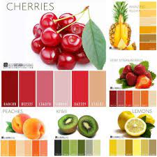 Color palette #3503 (color palette ideas). Bright Color Palettes Inspired By Delicious Fruits