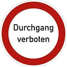 Verbotsschild hundeverbot als vordruck sofort zum. Schild Durchgang Verboten Aluminium 20cm O Privatgrundstuck Privatweg Verbotsschild Praxisbewahrt Wetterfest Amazon De Baumarkt