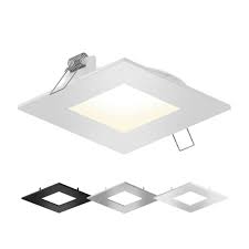 Check spelling or type a new query. Illume Lighting 4 In Color Selectable New Construction Or Remodel Ic Rated Recessed Integrated Led Square Kit I Ccmdsqpn4 The Home Depot