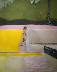 Peter Doig Figure By A Pool 2008 2012 250 X 200 Cm Oil And Distemper On Linen Photo Hr Jacob Peter Doig Painting Art