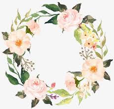 Sen Department Of Pink Flowers Garland Flowers Watercolor Wreath Sen Png And Vector With Transparent Background For Free Download Wreath Watercolor Floral Wreath Watercolor Watercolor Flowers