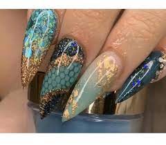 Netting For Nail Art Acrylics Gel White New X 5 Pieces Mermaid Nails Beauty Nails Design Stylish Nails Art