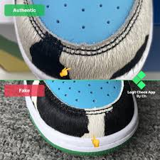 Nike Air Force 1 Off White Black Fake Vs Real Step 6 Fake Vs Real Chunky Dunky Materials In 2020 Fake Shoes Nike Sb Dunks Nike Sb