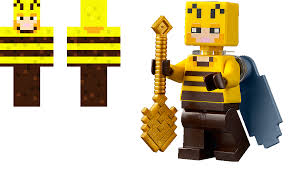 It's hard to imagine a better way to add original features to a skin. I Made A Bee Queen Alex Skin Based On The Lego Bee Alex Download In The Comments Minecraft