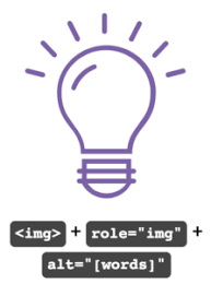 We're going to look at another way: Creating Accessible Svgs Deque