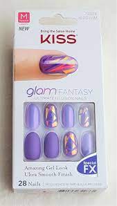 Kiss Glam Fantasy Glue Press Ons Ultimate Illusion 28 Nails Tan Lines 72076 Fake Nails For Kids Glue On Nails Impress Nails
