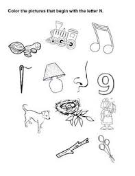 N Coloring Pictures That Begin With N Free Color Coloring Pictures Free Lettering