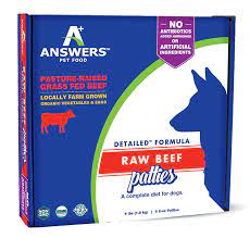 Here's a couple of sample recipes Answers Pet Food Beef Patties 4 Pounds Moe S Meats