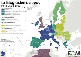 Seguro médico en el extranjero. El Mapa De La Integracion Europea Mapas De El Orden Mundial Eom