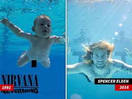 Spencer elden was four months old when he was pictured in a pool at a swimming centre in pasadena, california. Moucaeemw Ctlm
