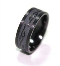 Men S Textured Black Fish Hook Wedding Band Engagement Rings For Men Wedding Rings Engagement Wedding Bands