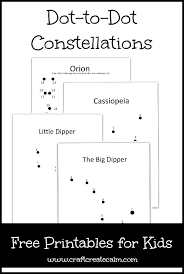 Dot To Dot Printables Constellations For Kids The Moments At Home Space Preschool Constellations Space Activities