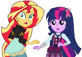 Friendship Games Alternate Version Sunset And Twilight Hears Principal Cinch Twilight Sparkle Equestria Girl Mlp Equestria Girls Original My Little Pony