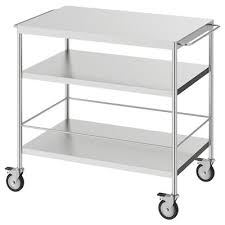 There is definitely room for 2 chairs, however it's a bit tight if you plan on getting up and down a lot, so i'd recommend small counter height stools if this table will be shared. Vadholma Kitchen Island Black Oak Ikea Kitchen Cart Kitchen Trolley Ikea