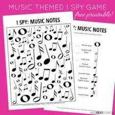 Music Notes Themed I Spy Game Free Printable For Kids Music Games For Kids Music Theory Games Music Theory Printables