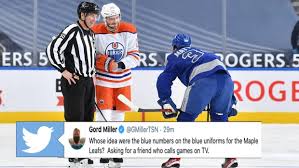 Edmonton oilers adidas men's authentic nhl jersey 46. Everyone Has A Take On How The Leafs And Oilers Reverse Retros Look On The Ice Article Bardown