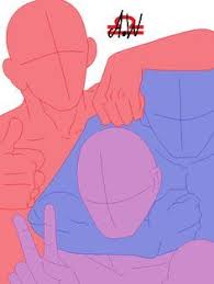 Squad Pose 3 Person Picture Poses Drawing Reference Thumbs Up Peace Sign Choke Hold Group Shot Art Reference Poses Drawing Reference Poses Art Reference Photos