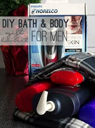 diy bath and body gift basket for men