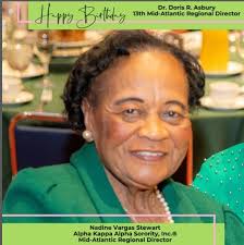 Happy Birthday to our Marvelous 13th Mid-Atlantic Regional Director, Dr.  Doris R. Asbury! Your contributions to our region are truly sincere and  rare. Enjoy this day made especially for you. 💗💚 #happybirthday #