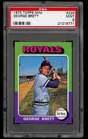 Other george brett baseball card values. 1975 Topps George Brett Holds Secure Place Among Post War Best