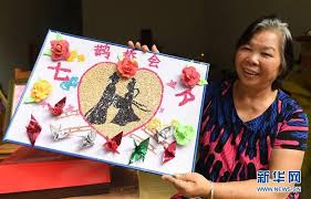 This annual event celebrates the folktale titled the cowherd and the weaver girl. Rice Paintings Made For Qixi Festival Cgtn