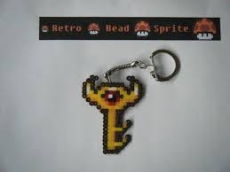 Porte Clefs Clef Du Boss 2 Zelda Bead Sprite Pixel Art Etsy Cadeaux Faits Main Porte Clef
