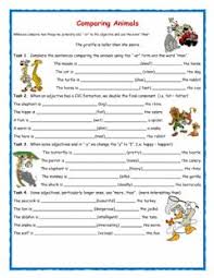 Comparative and superlative worksheets as lesson plans. Ejercicios De Comparatives Online O Para Imprimir