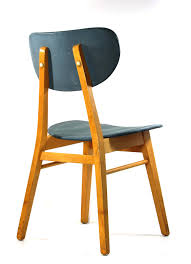 · free shipping on $35+ 2 Fifties Design Wooden Dining Chairs Vintage Retro Bdf